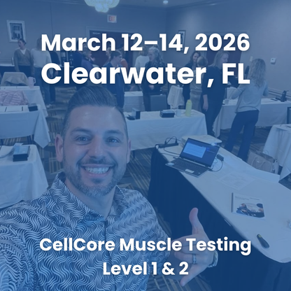 CellCore Muscle Testing - Clearwater FL - March 2026