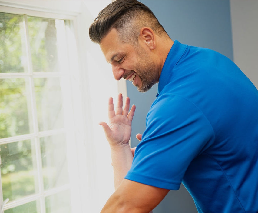 Jimmy Scaringi Muscle Testing with a window in the background