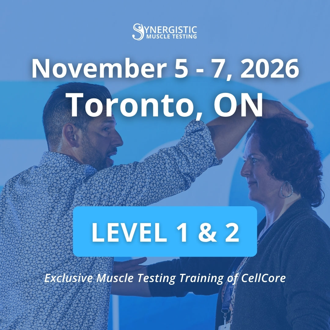 Level 1 and 2 Synergistic Muscle Testing Workshop in Toronto, Ontario on November 5-7, 2026.