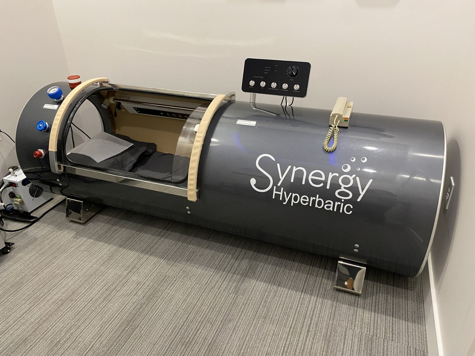 Synergy Hyperbaric treatment chamber  at Synergy Nutrition and Wellness in Western New York.